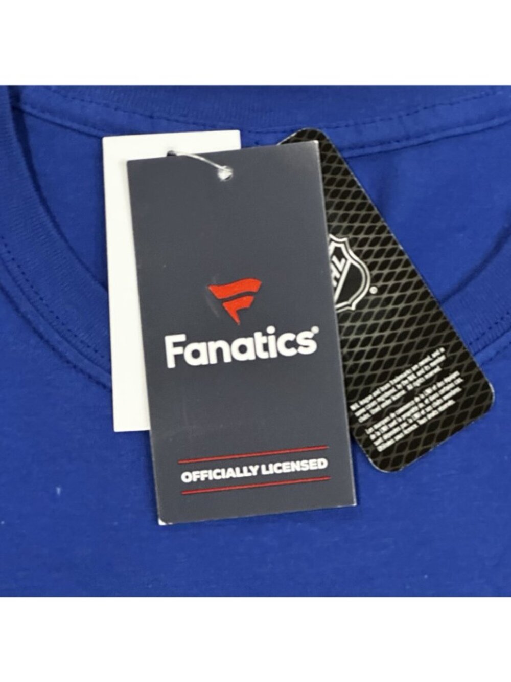 New York Rangers T-Shirt Blue Fanatics NHL Licensed Mens Small - Picture 5 of 6